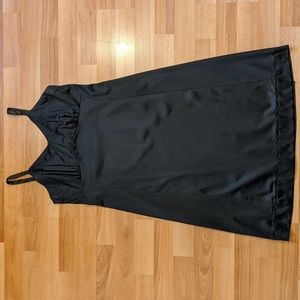 Vintage black dress slip